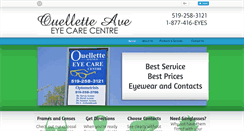 Desktop Screenshot of ouelletteeyecare.com